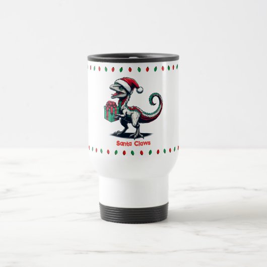 Mug De Voyage rapace de Noël Santa hat (Centre)