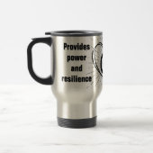 Mug De Voyage Rayons, Coeur, Monographie de protection des yeux  (Gauche)