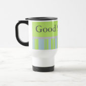 Mug De Voyage rayures bleues gris jaune (Gauche)
