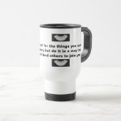 Mug De Voyage RBG 15 oz de muscade (Devant droit)
