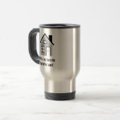 Mug De Voyage Réalisateur amusant / Agent immobilier (Devant gauche)