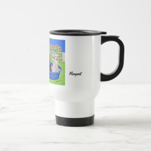 Mug De Voyage Réception au bord de la piscine drôle