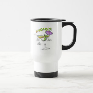 MUG DE VOYAGE RECETTE DE MARGARITA ART COCKTAIL