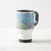 Mug De Voyage Récif de coraux dorés de l'océan (Devant droit)