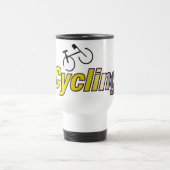 Mug De Voyage Recyclage avec la bicyclette (Centre)