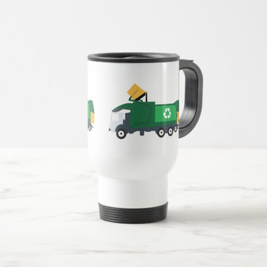 Mug De Voyage Recyclage Camion à ordures (Devant droit)