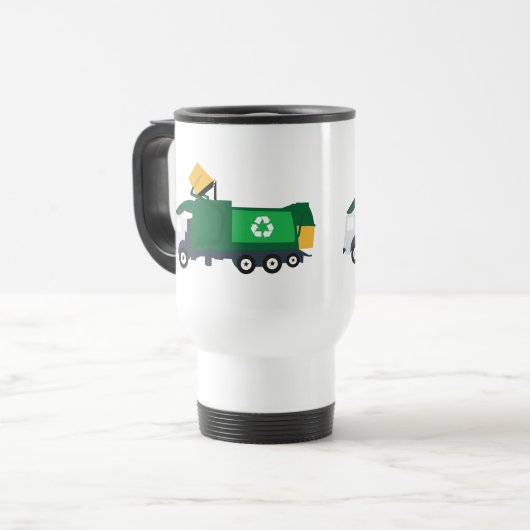 Mug De Voyage Recyclage Camion à ordures (Devant gauche)