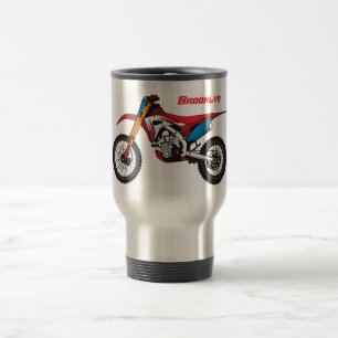 Mug De Voyage Red dirt bike motorcycle