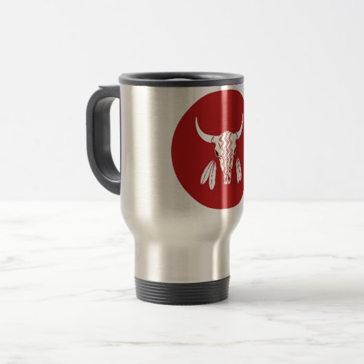 Mug De Voyage Red Ghost Dance Buffalo voyage mule (Devant gauche)