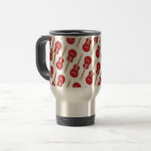 Mug De Voyage Red Guitar Pattern (Devant gauche)