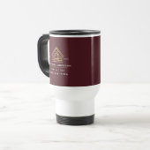 Mug De Voyage Red Minimalist Home Building Construction (Devant gauche)