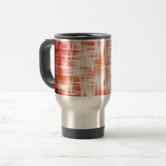 Mug De Voyage Red zigzag (Devant gauche)