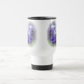 Mug De Voyage Regal Beares Iris - Violet & Blanc (Centre)