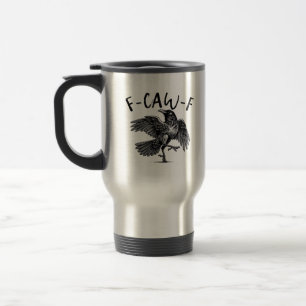 Mug De Voyage Regard drôle gothique F Corbeau F Style décontract