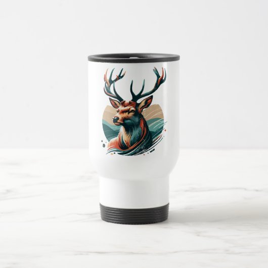 Mug De Voyage Regard Sublime du Cerf (Centre)