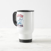 Mug De Voyage Regarde-Moi Chat Dans Le Casquette (Devant gauche)