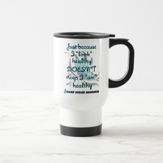 Mug De Voyage "Regarde" sain/papillon...graves' (Droite)