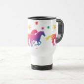 Mug De Voyage Regenbogen Pferde (Devant droit)