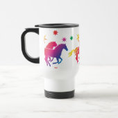 Mug De Voyage Regenbogen Pferde (Gauche)