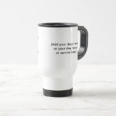 Mug De Voyage Règle Dachshunds (Devant droit)