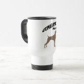 Mug De Voyage Règle de Weimaraners (Devant gauche)