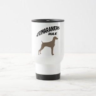 Mug De Voyage Règle de Weimaraners