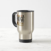 Mug De Voyage Reine de bridge (Devant gauche)
