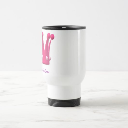 Mug De Voyage Reine de caféine (Centre)