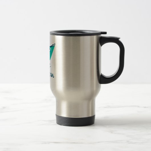 Mug De Voyage Reine de croisière (Droit)