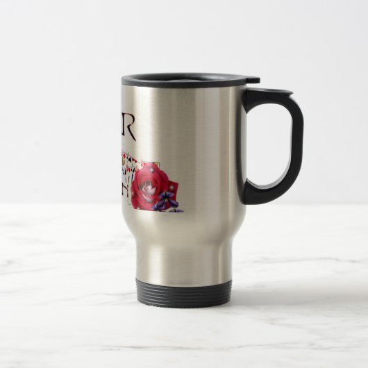 Mug De Voyage Reine de tisonnier (Droit)
