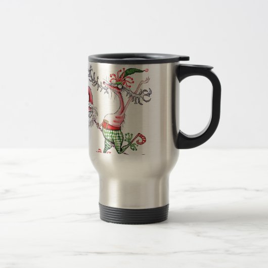 Mug De Voyage rendre joyeux (Droit)