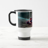 Mug De Voyage Rendu d'action Iron Man avec superposition d'esqui (Gauche)