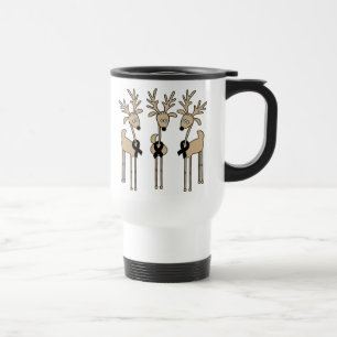 Mug De Voyage Renne noir de ruban
