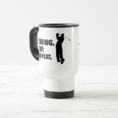 Mug De Voyage Répéter la selle de golf personnalisée (Devant gauche)