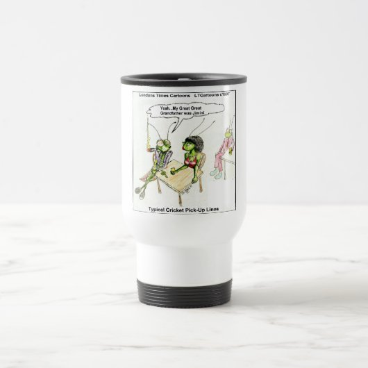 Mug De Voyage Répliques d'approche drôles sur le cricket (Centre)