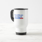 Mug De Voyage Républicains pour Harris / Kamala Harris (Devant gauche)