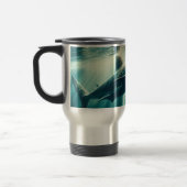 Mug De Voyage Requin dans la mer bleue profonde & soleil (Gauche)