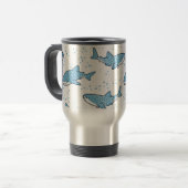 Mug De Voyage Requin de baleine étoilé (lumière) (Devant gauche)