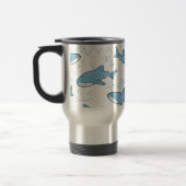 Mug De Voyage Requin de baleine étoilé (lumière) (Gauche)