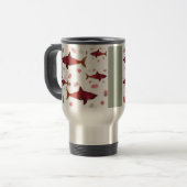 Mug De Voyage Requin rouge (Devant gauche)