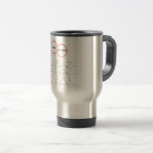 Mug De Voyage Réseau neurologique (Devant droit)