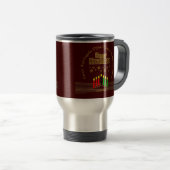 Mug De Voyage Respecter les sept principes du joyeux Kwanzaa (Devant droit)