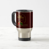 Mug De Voyage Respecter les sept principes du joyeux Kwanzaa (Devant gauche)
