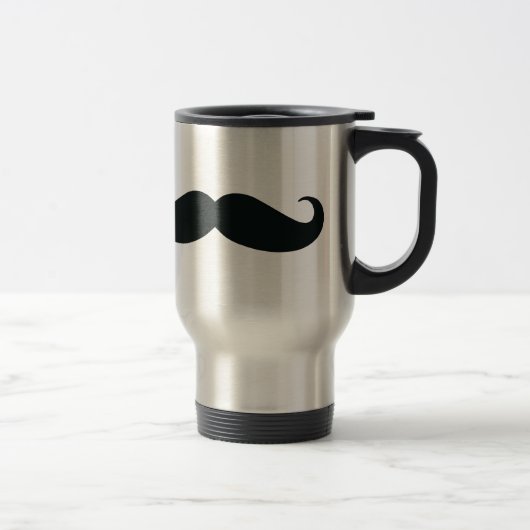 Mug De Voyage Respectez la moustache de Stache (Droit)