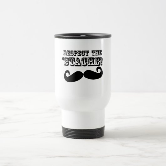 Mug De Voyage Respectez le 'Stache (Centre)
