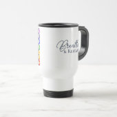 Mug De Voyage Respirer et libérer | Belle Femme Ethérée (Devant droit)