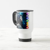 Mug De Voyage Respirer et libérer | Belle Femme Ethérée (Devant gauche)