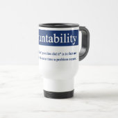 Mug De Voyage Responsabilisation à grande échelle (Devant droit)