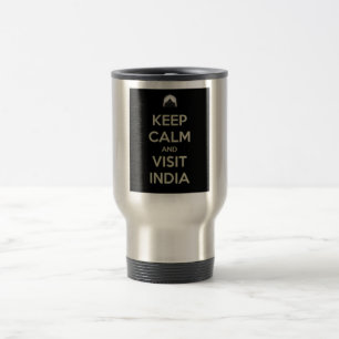 Mug De Voyage rester calme visiter l'inde