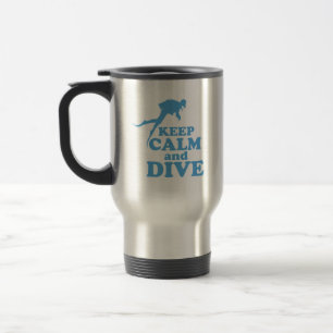 Mug De Voyage Restez calme et plongez